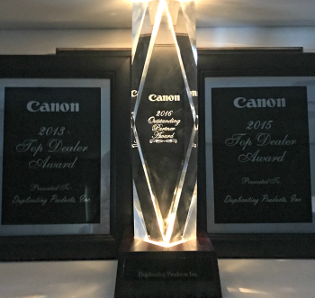 Duplication Products Canon Awards